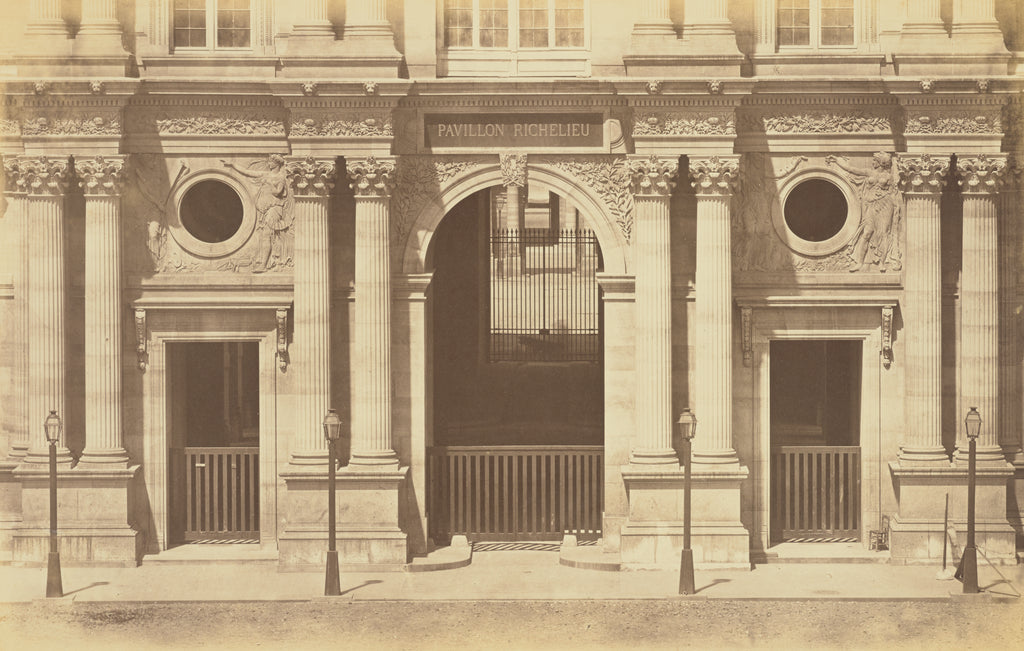 edouard Baldus:[The Ground Floor of the Pavillon Richelieu, , Poster Print Wall Art