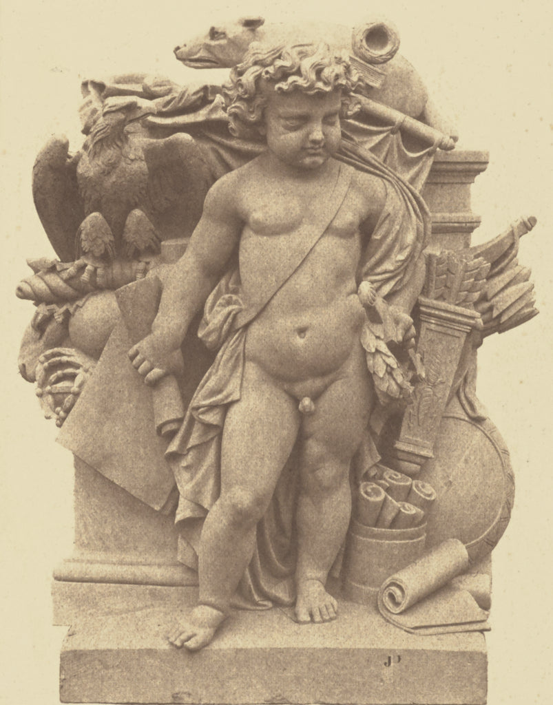 edouard Baldus:["L'Art romain", Sculpture by Ferdinand Talue, Poster Print Wall Art