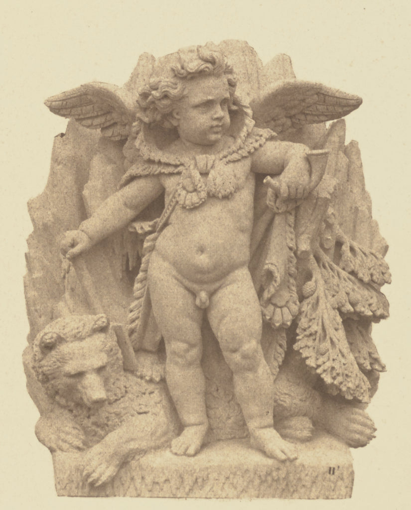 edouard Baldus:["Le Nord", Sculpture by Amédée Donatien Do, Poster Print Wall Art