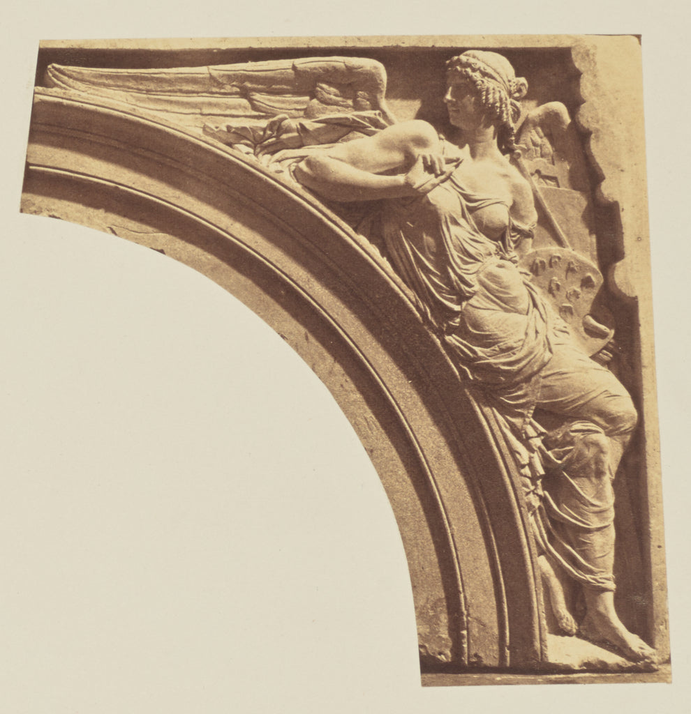 edouard Baldus:["La Peinture", Sculpture by François Félix, Poster Print Wall Art