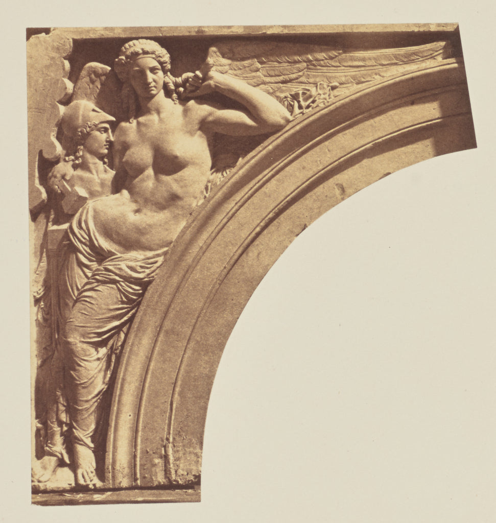 edouard Baldus:["La Sculpture", Sculpture by François Féli, Poster Print Wall Art