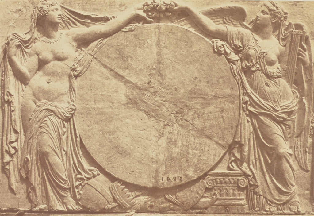 edouard Baldus:["La Beauté et l'Art", Sculpture by Eugène , Poster Print Wall Art