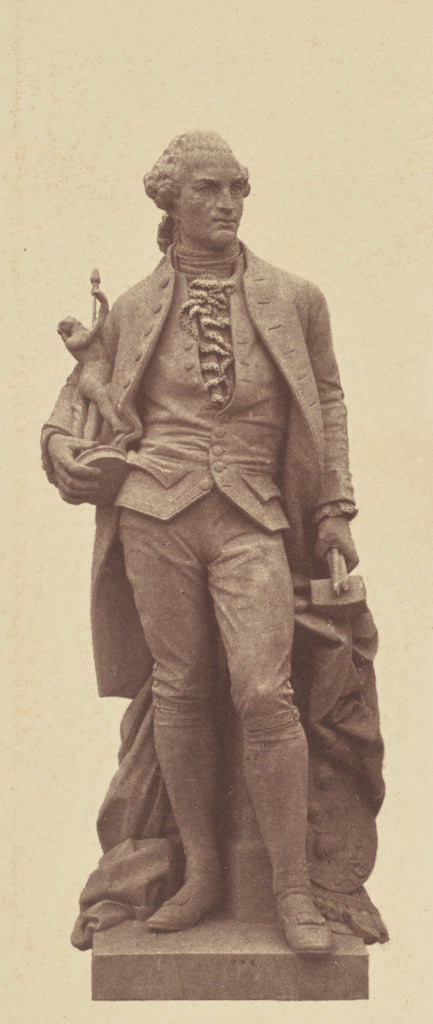 edouard Baldus:["Clodion", Statue by Vital Dubray, Decoratio, Poster Print Wall Art