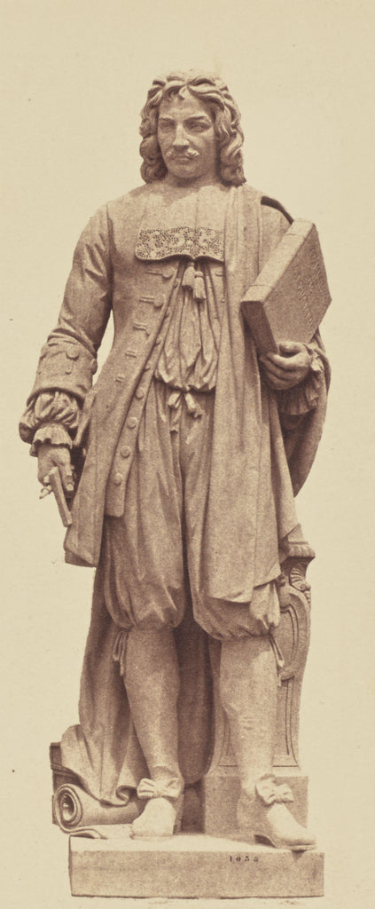 edouard Baldus:["Lepautre", Statue by Astyanax Bosio, Decora, Poster Print Wall Art