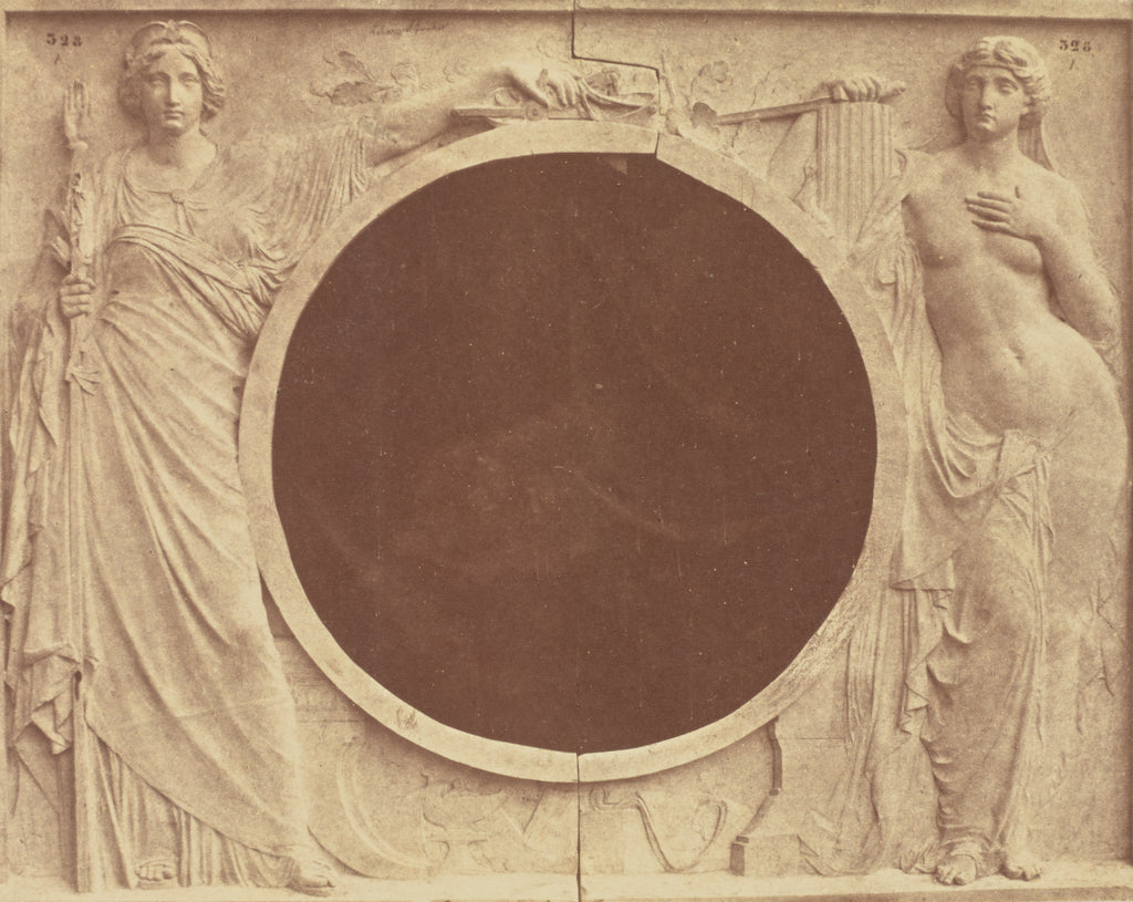 edouard Baldus:["La Prudence et la Force", Sculpture by Vict, Poster Print Wall Art