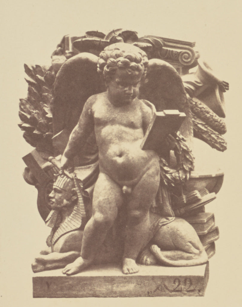 edouard Baldus:["L'Etude", Sculpture of Joseph Alexandre Ren, Poster Print Wall Art