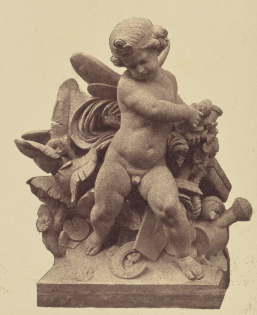 edouard Baldus:["L'Horticulture", Sculpture by Théodore Fra, Poster Print Wall Art