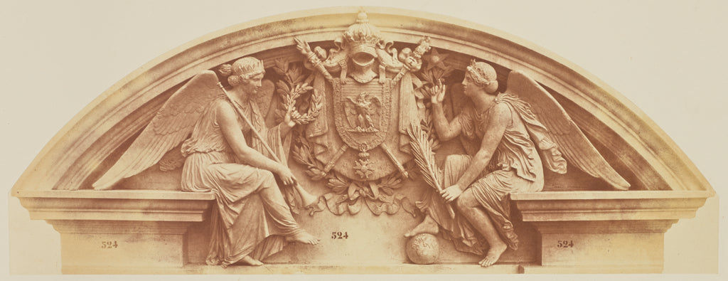 edouard Baldus:["La Gloire et l'Immortalité", Sculpture by , Poster Print Wall Art