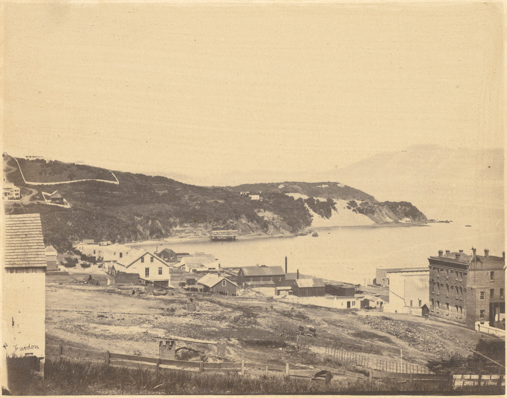 George R. Fardon:[View of North Beach, from Telegraph Hill],16x12"(A3)Poster