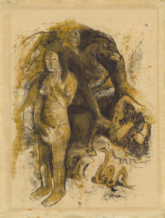 Paul Gauguin:Eve ['The Nightmare'] (recto); Eve ['The Nightm,16x12"(A3)Poster