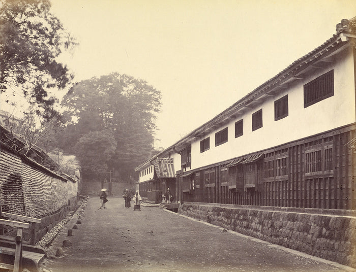 Felice Beato:Arima Sama Palace, Edo,16x12