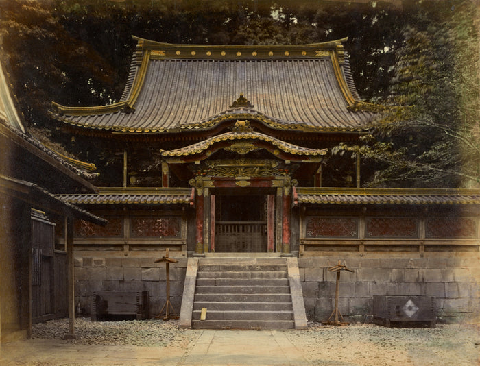 Felice Beato:Gateway Kurohozon, Shiba,16x12