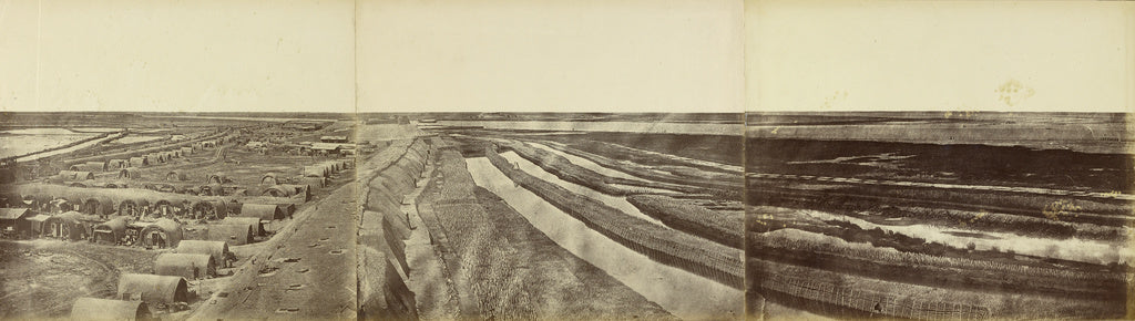 Felice Beato:[Interior of North Fort showing the Chinese Enc, Poster Print Wall Art