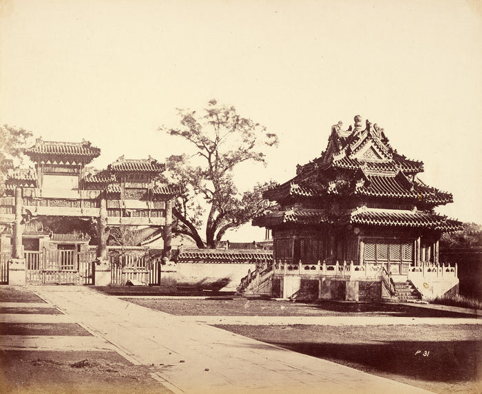 Felice Beato:[The Great Imperial Palace, Peking],16x12