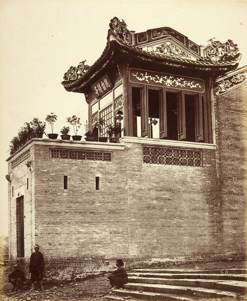 Felice Beato:[Chinese Merchant's House, Canton, China], Poster Print Wall Art
