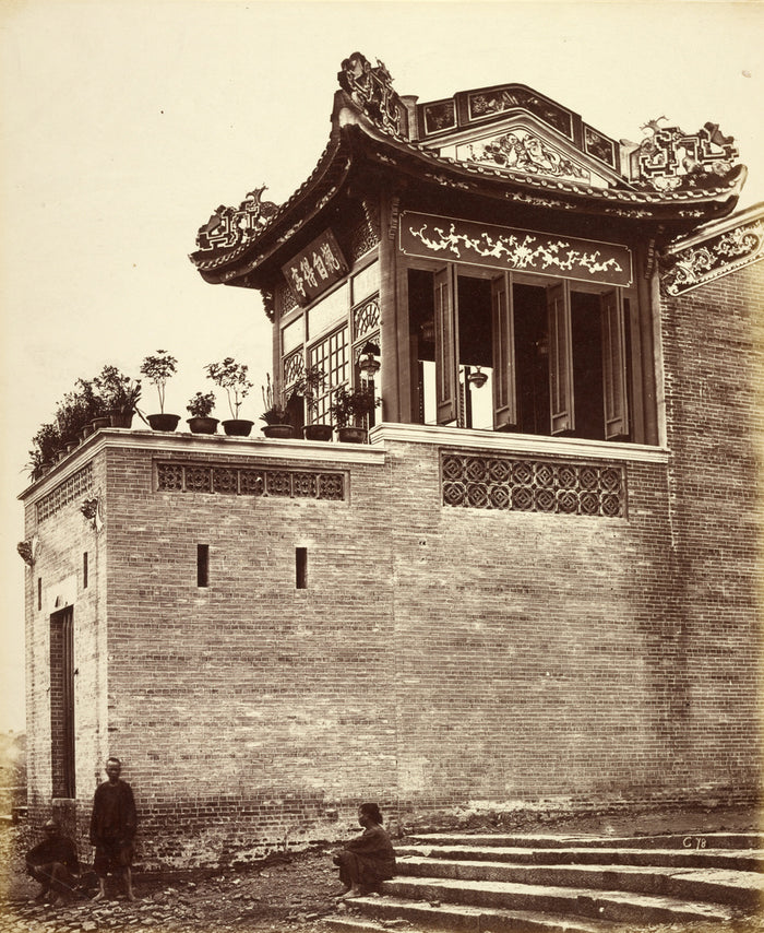 Felice Beato:[Chinese Merchant's House, Canton, China],16x12