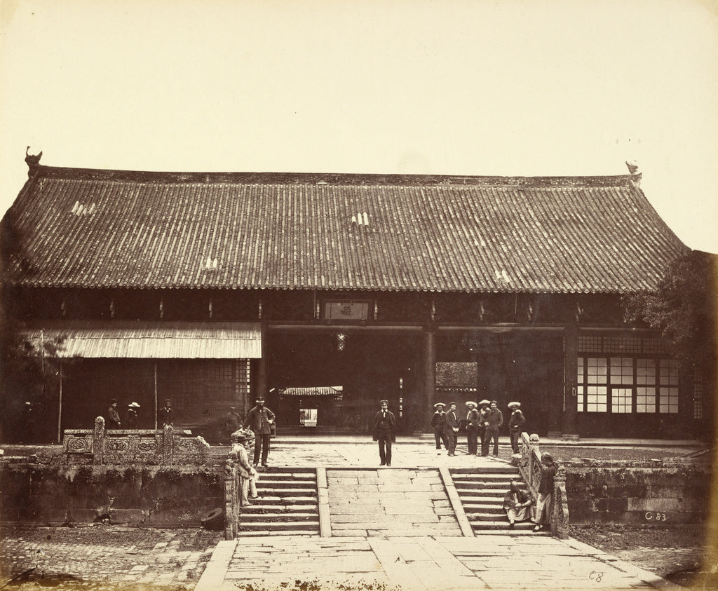 Felice Beato:[Commissioners Yamun, Canton, China], Poster Print Wall Art