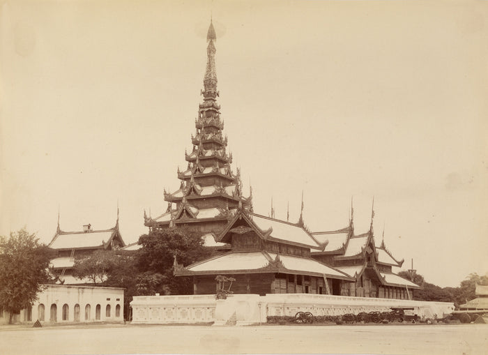 Felice Beato:The Palace Mandalay (Centre of the Universe),16x12