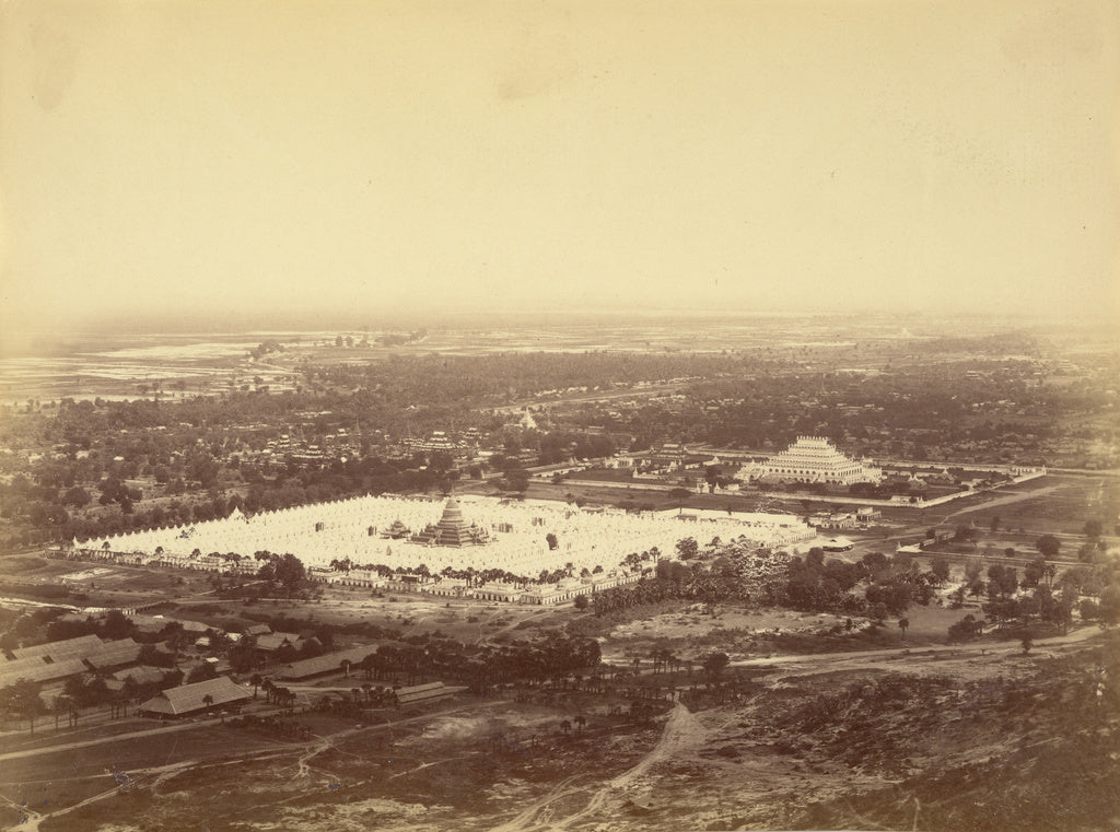 Felice Beato:General View of Mandalay from Mandalay Hill Sho, Poster Print Wall Art