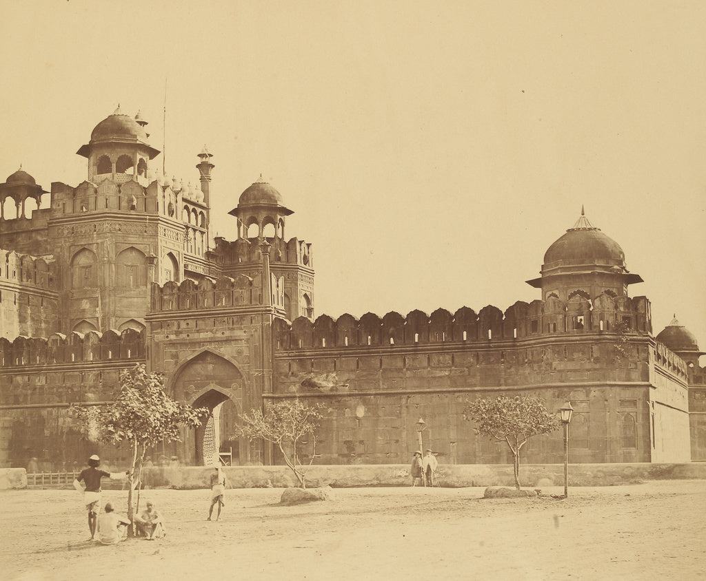 Felice Beato:Lahore Gate of the Palace, Poster Print Wall Art
