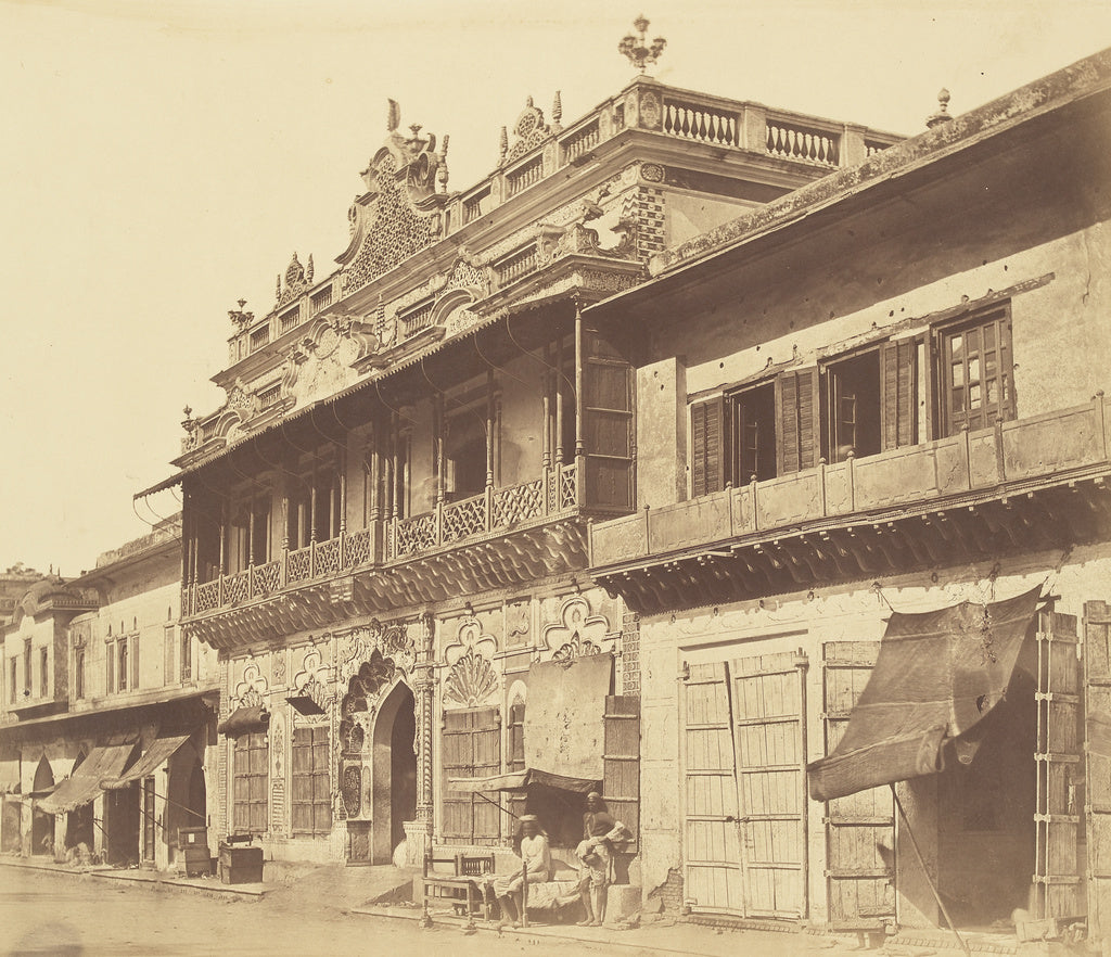 Felice Beato:View in the Chanduce Chowke, Poster Print Wall Art