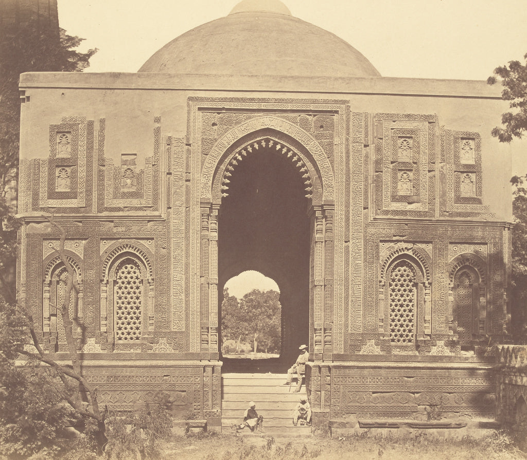 Felice Beato:[Shrine - Alai Darwaza, Kootub], Poster Print Wall Art