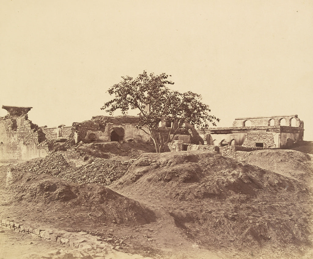 Felice Beato:Pahoree por Battery], Poster Print Wall Art