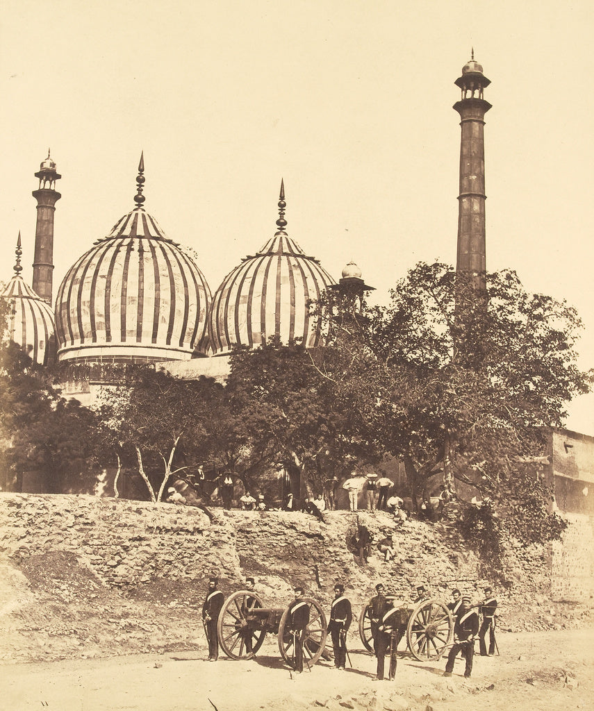 Felice Beato:[Mosque at the Khyratee Gate], Poster Print Wall Art