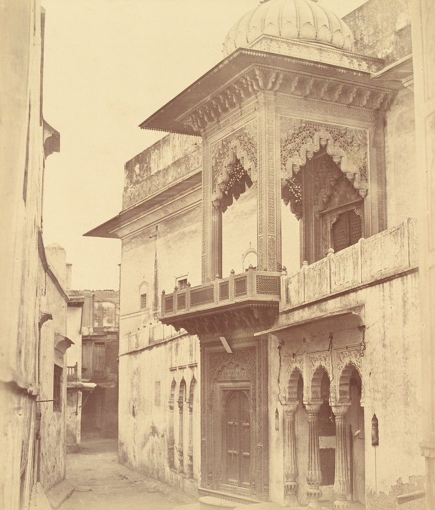 Felice Beato:[Jain Temple], Poster Print Wall Art