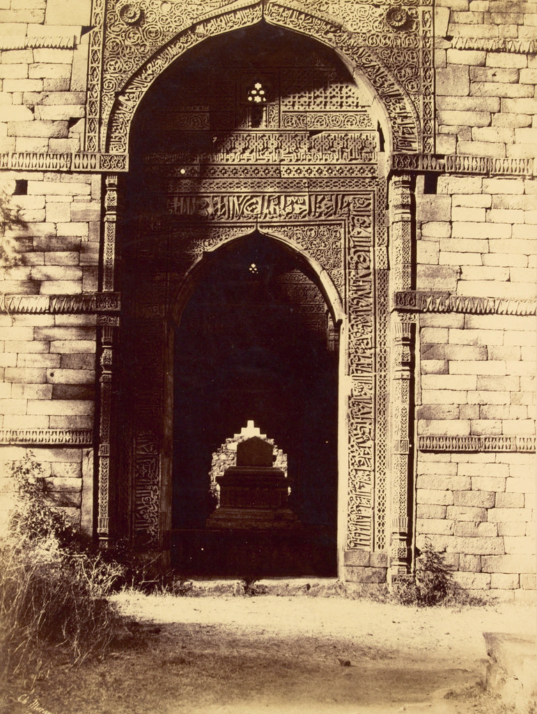 Charles Moravia:[Tomb in Kootub], Poster Print Wall Art