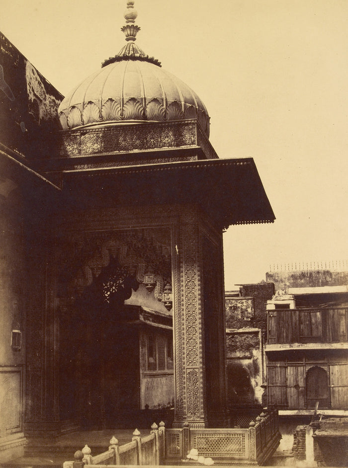 Charles Moravia:[Unidentified Building with Balcony, Delhi],16x12