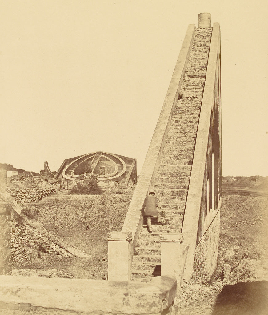 Felice Beato:[Old Observatory near Delhi], Poster Print Wall Art