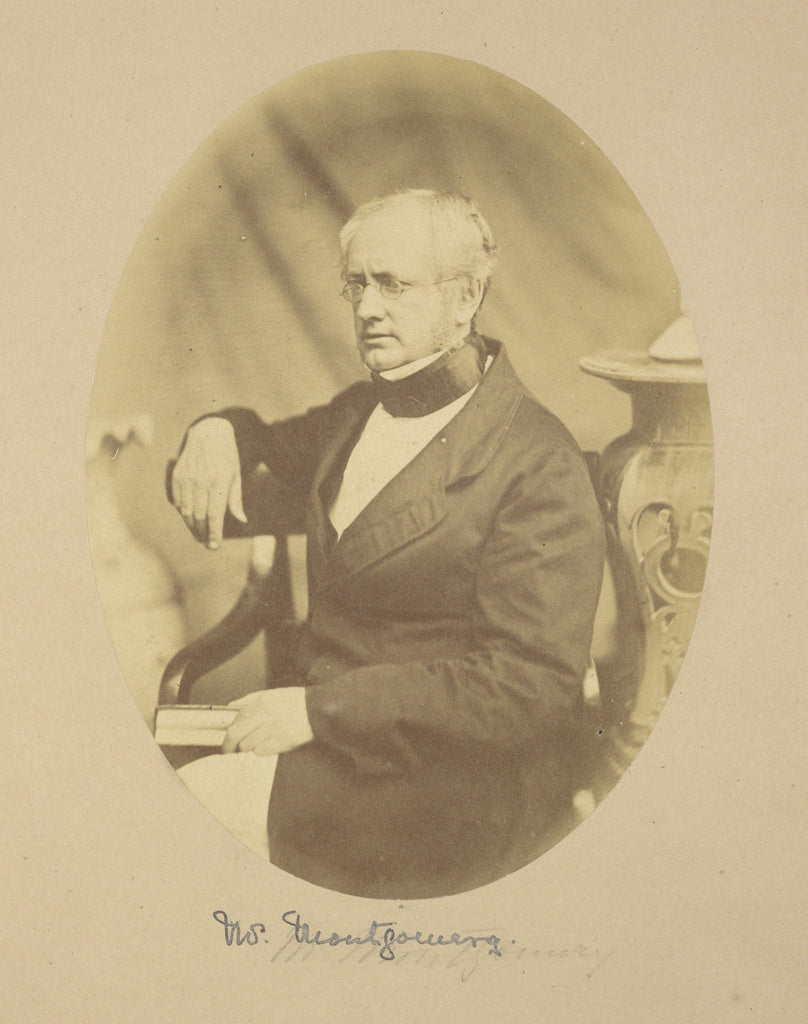 Felice Beato:[Portrait of Sir Robert Montgomery, Esq., B.C.S, Poster Print Wall Art