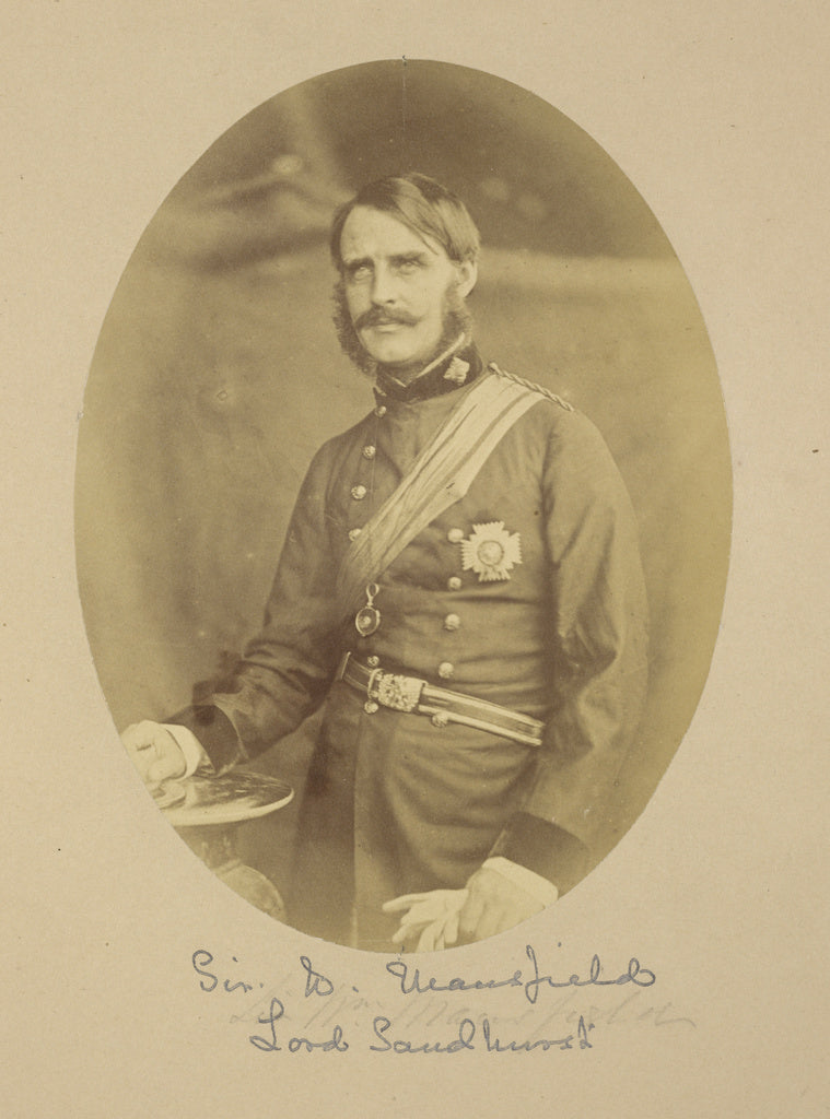 Felice Beato:[Portrait of Sir Major-General William Rose Man, Poster Print Wall Art