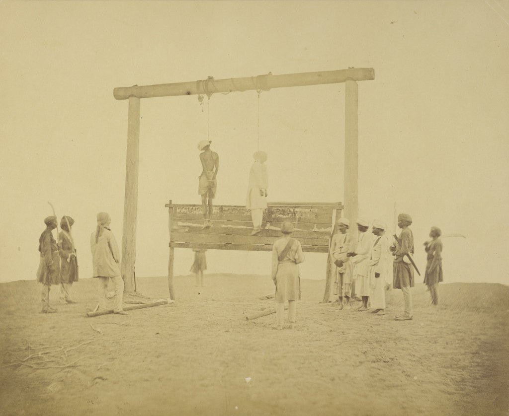 Felice Beato:[Execution of Rebels, Lucknow],16x12"(A3)Poster