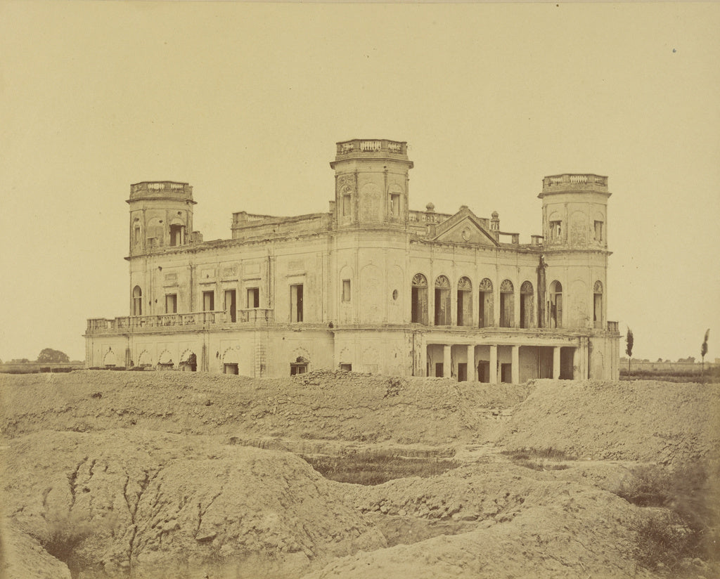 Felice Beato:[Alambagh Palace], Poster Print Wall Art