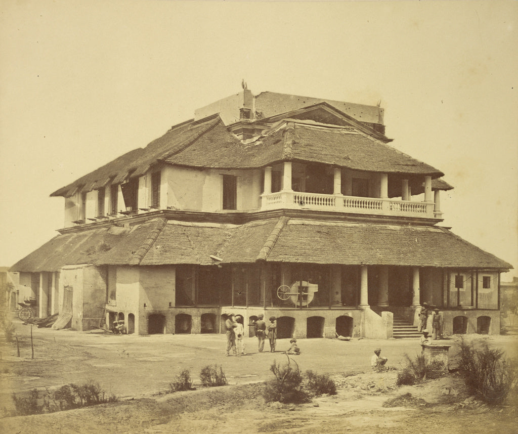 Felice Beato:[Major Banks' House], Poster Print Wall Art