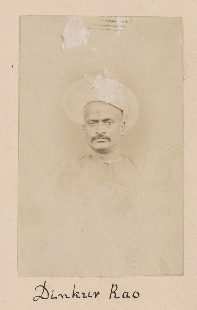 Felice Beato:[Sir Dinkur Rao, Chief Minister of the Maharaja, Poster Print Wall Art