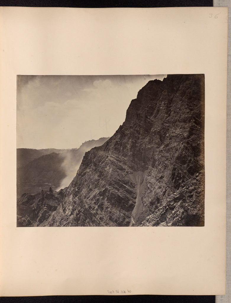 John Edward Saché:[View of Mountainside],16x12"(A3)Poster