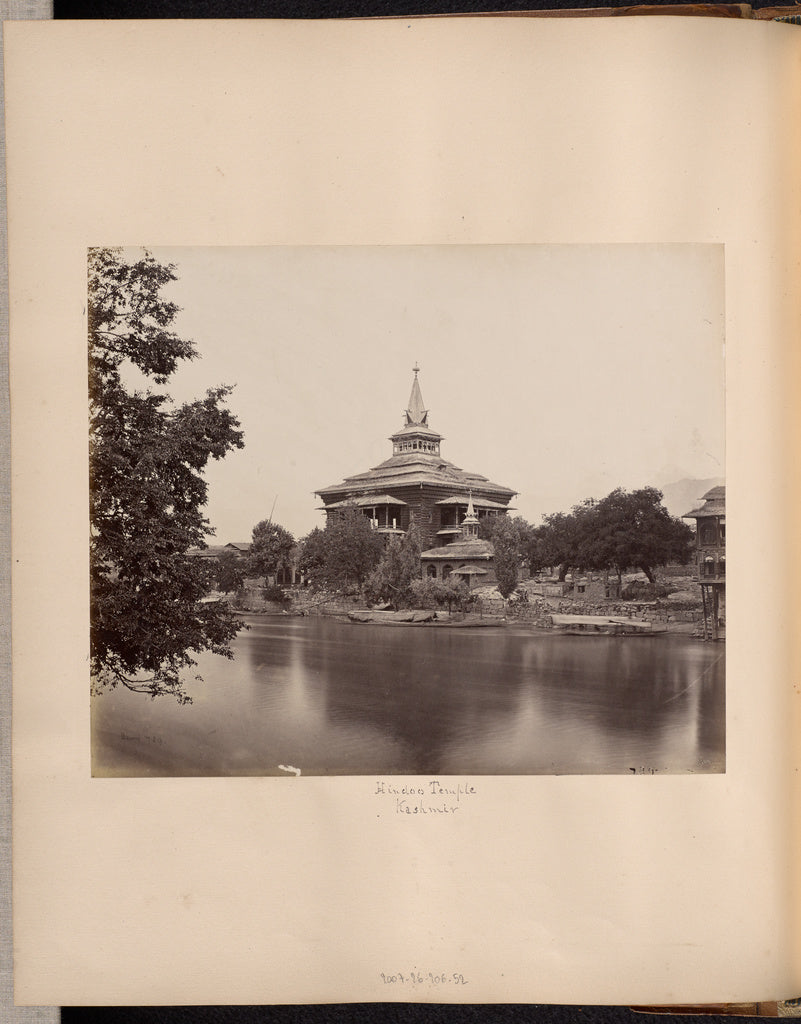 Samuel Bourne:[Shah Hamdan Mosque, Srinagar], Poster Print Wall Art