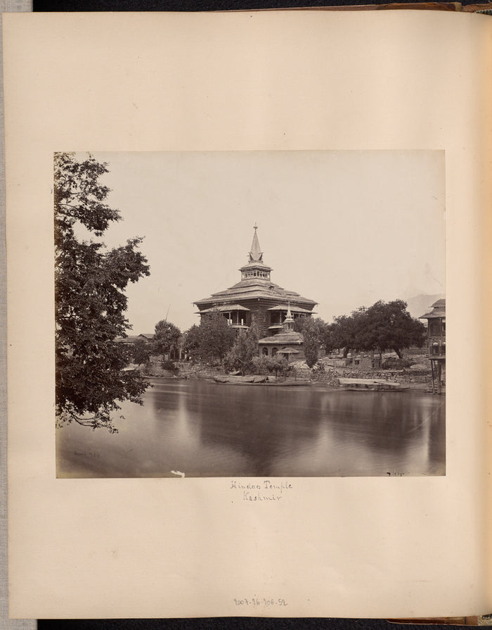 Samuel Bourne:[Shah Hamdan Mosque, Srinagar],16x12