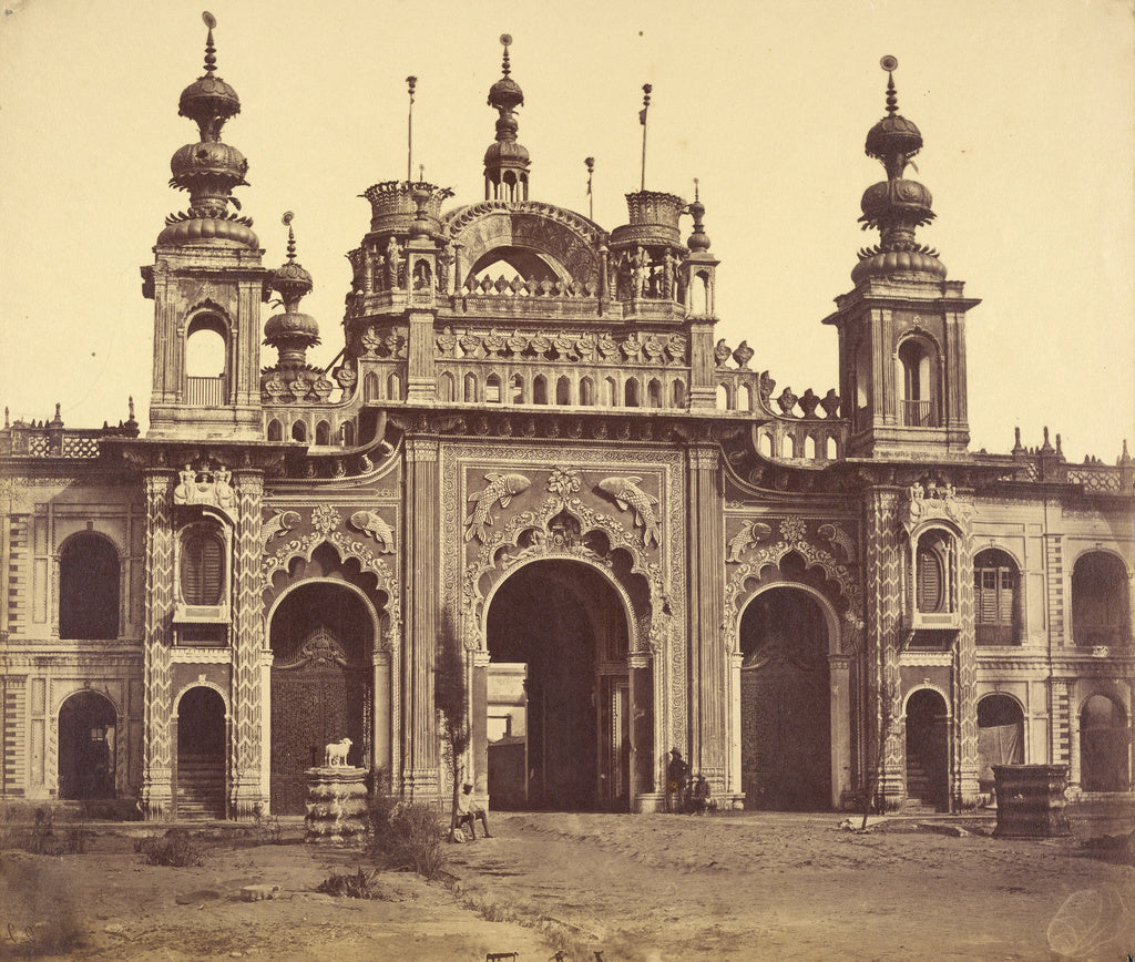 Felice Beato:The Great Gateway of the Kaiserbagh - 3,000 Sep, Poster Print Wall Art