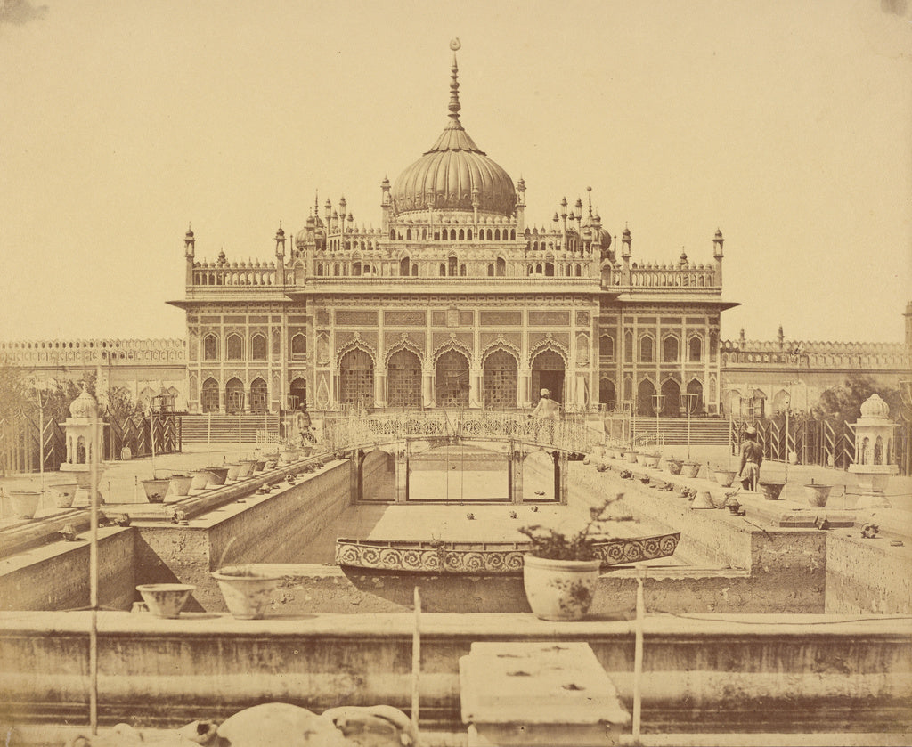Felice Beato:The Hoosamabad Amambarra and Tomb of Mohammed A, Poster Print Wall Art
