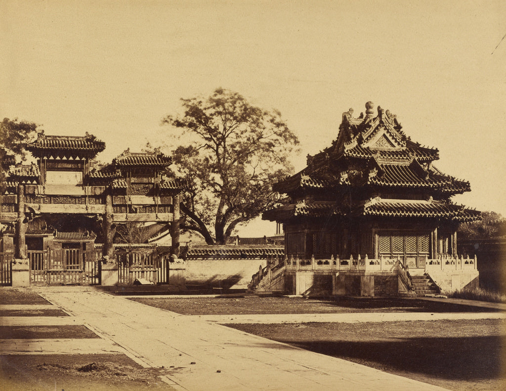 Felice Beato:Imperial Winter Palace, Pekin, October 29, 1860, Poster Print Wall Art