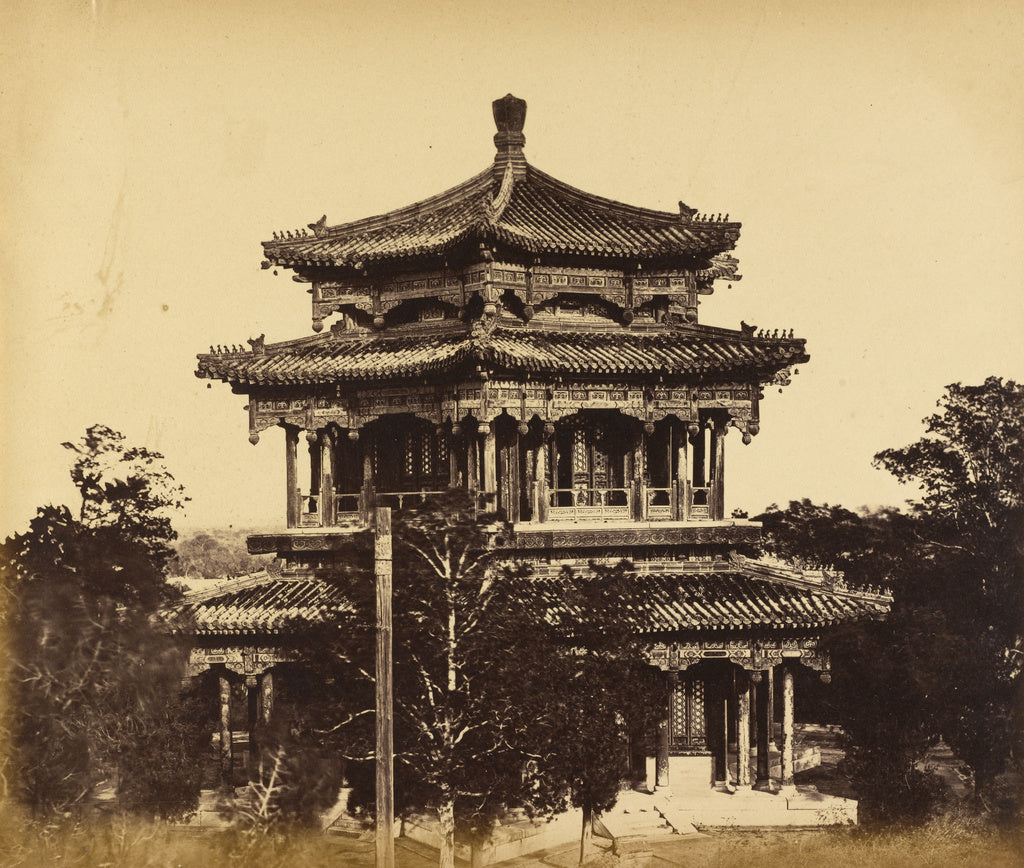 Felice Beato:[The Great Imperial Palace (Yuan Ming Yuan) Bef, Poster Print Wall Art
