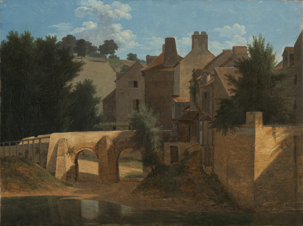 Jean-Victor Bertin:View in the Île-de-France, Poster Print Wall Art