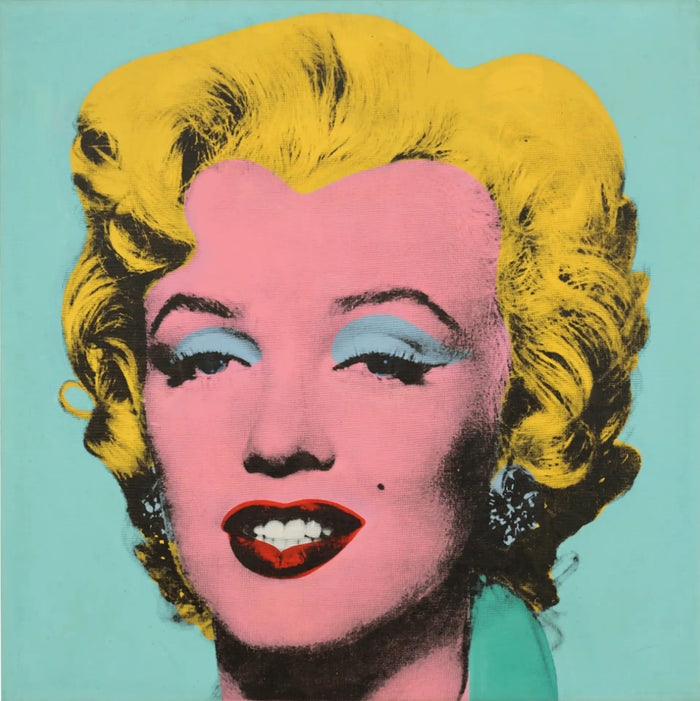 Portrait of Marilyn Monroe by Andy Warhol,  16x12