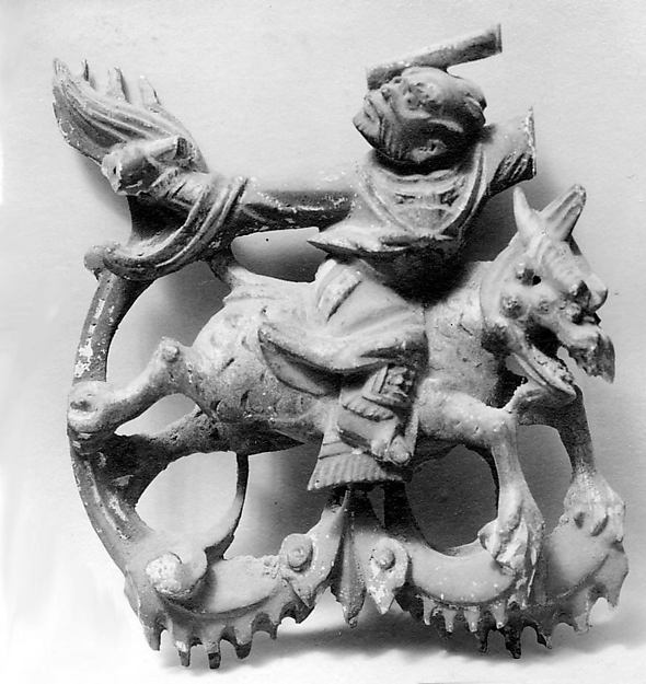 Man Mounted on Qilin,  Poster Print Wall Art