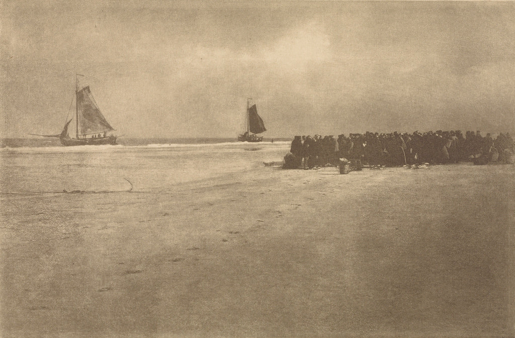 James Craig Annan:On a Dutch Shore, Poster Print Wall Art
