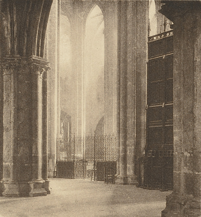 Frederick H. Evans:Height and Light in Bourges Cathedral,16x12